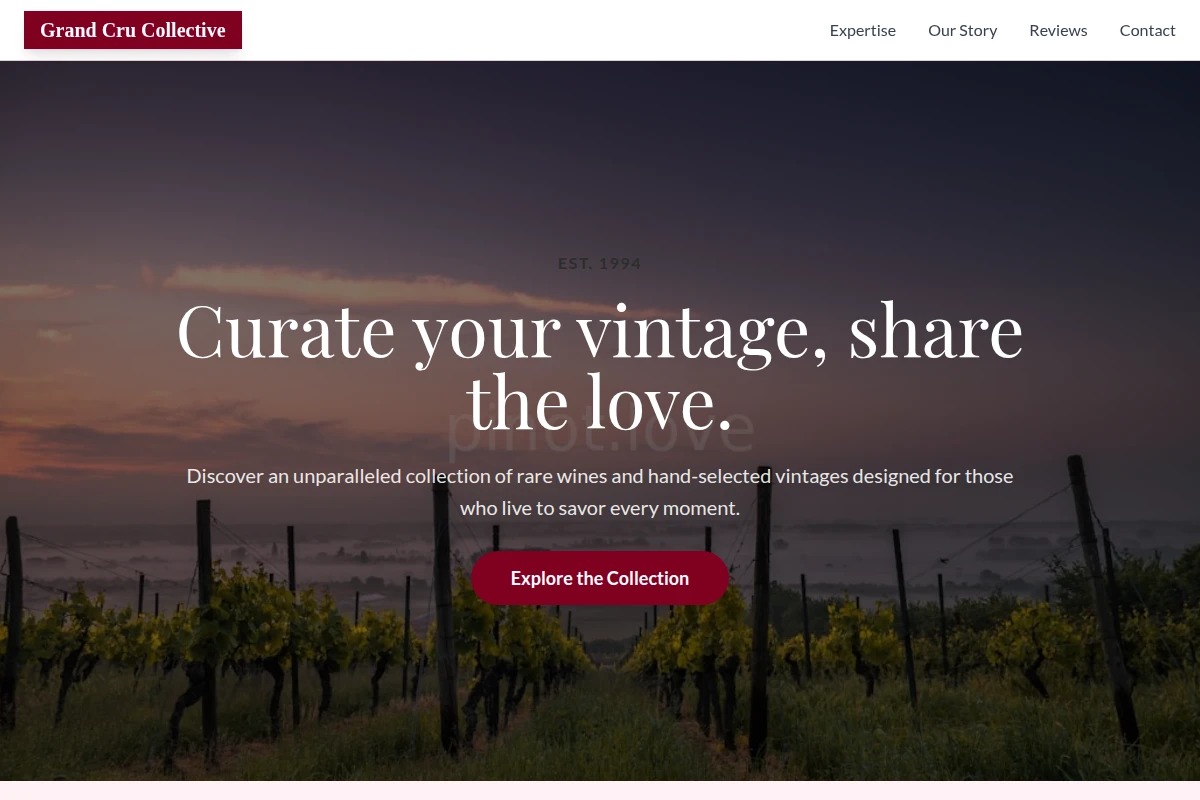 Vintage Vineyard