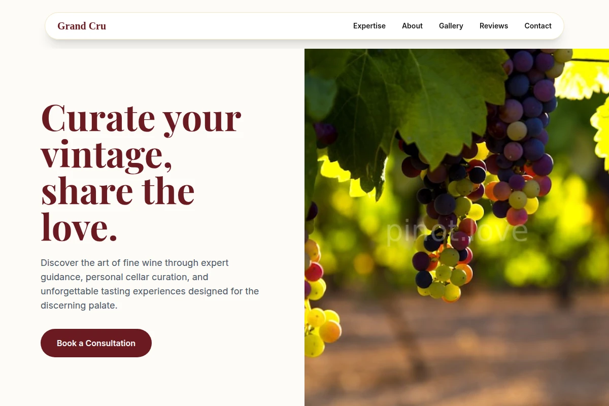 Sommelier Vineyard