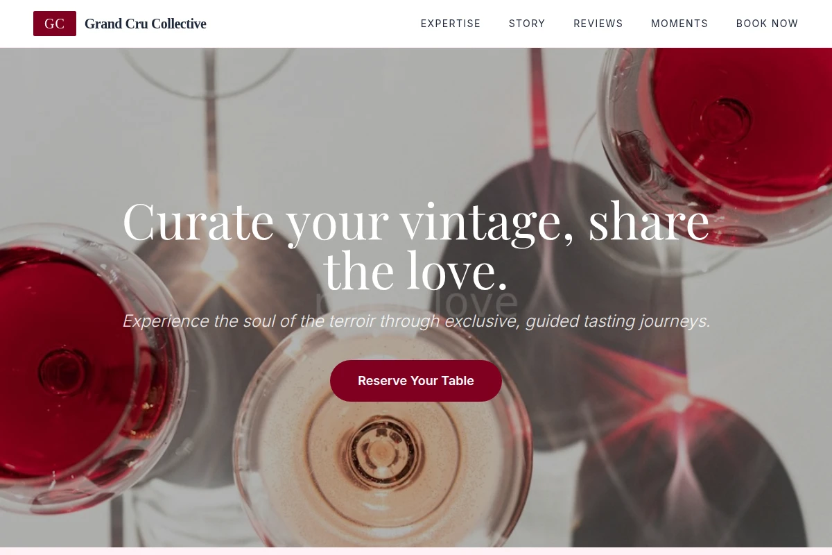Vintage Wine Tasting